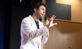 keynote speaker at event by josh talks for tiktok india